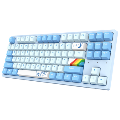 DAREU A87 LightSkyBlue Wired Mechanical Gaming Keyboard