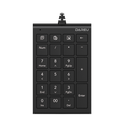 DAREU LK22 Mini wired scissor numeric keypad