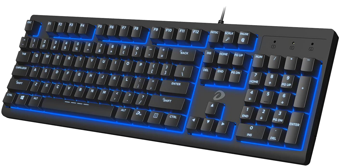 DAREU LK135 Waterproof Mute Wired Mechanical Keyboard