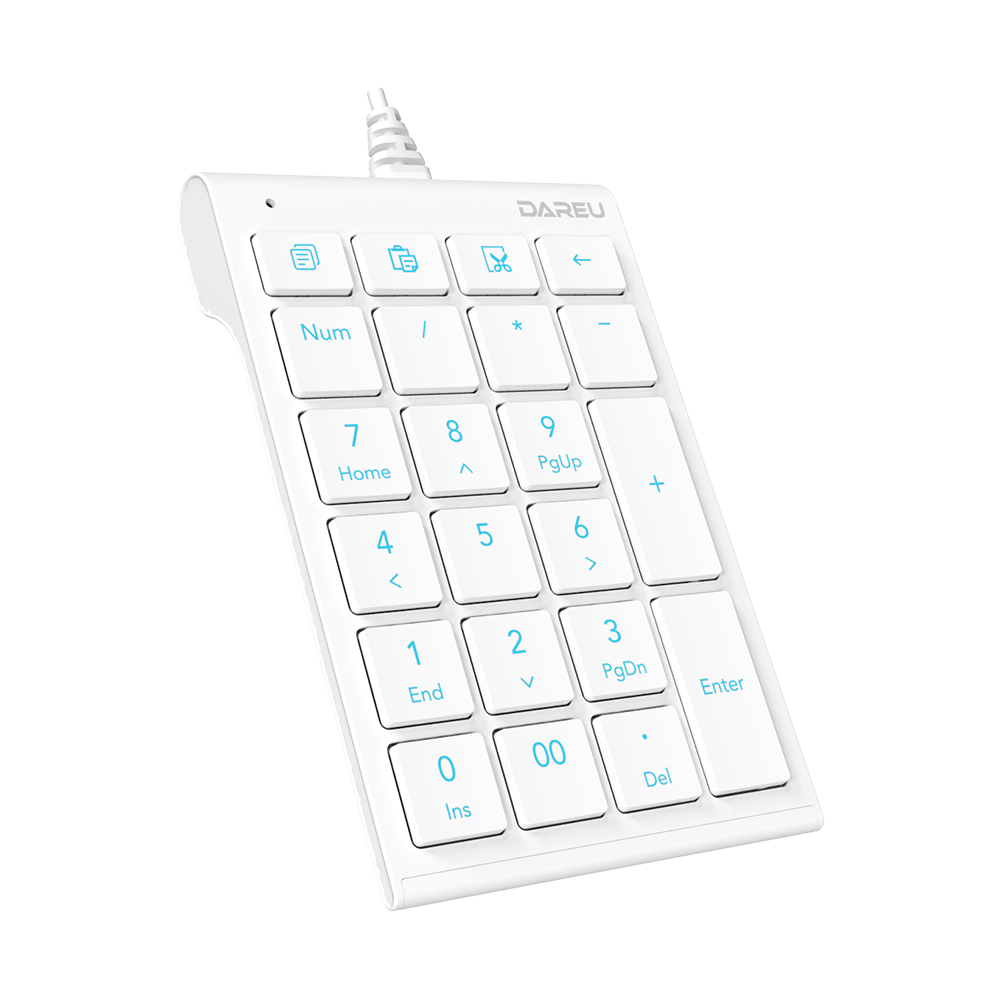 DAREU LK22 Mini wired scissor numeric keypad
