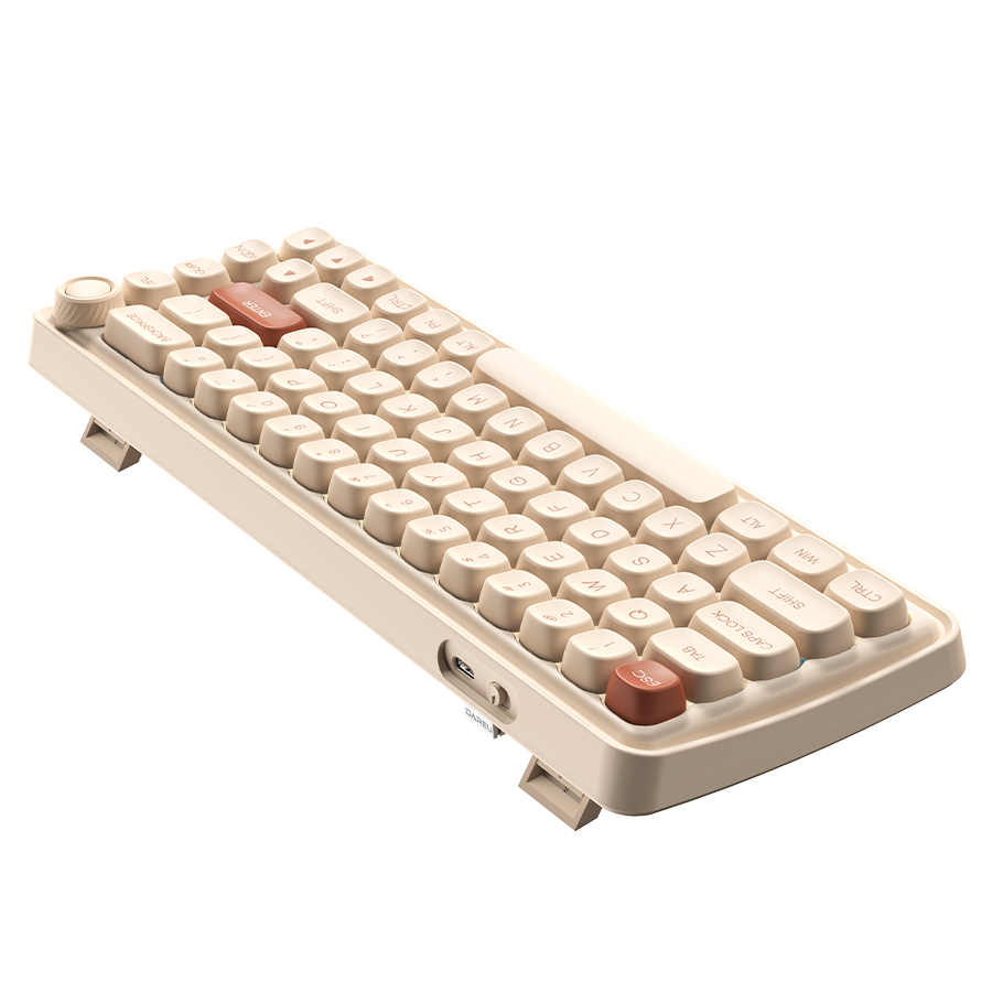 DAREU Z68 Fashion Wireless Cute Keyboard