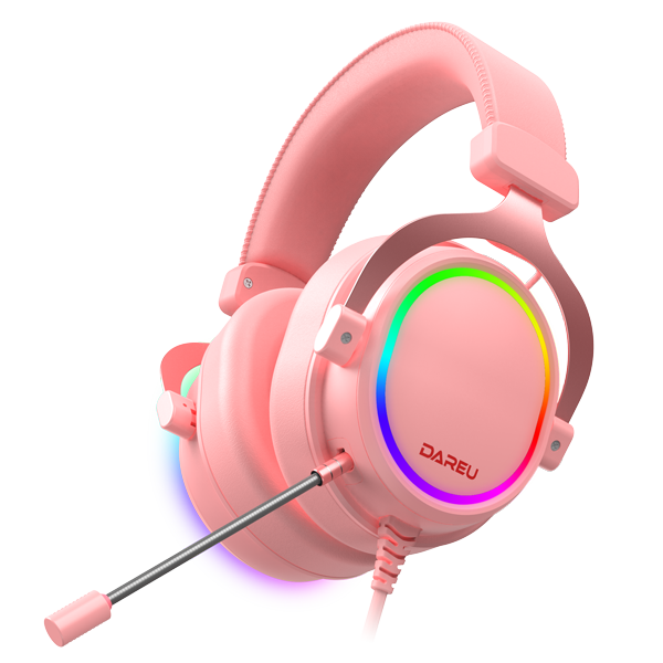 DAREU EH925 Flowing RGB Backlit Powerful Gaming Headset with 7.1 Surround Sound and Noise Reduction Mic - DAREU Shop