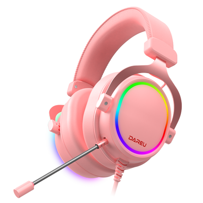 DAREU EH925 Flowing RGB Backlit Powerful Gaming Headset with 7.1 Surround Sound and Noise Reduction Mic - DAREU Shop
