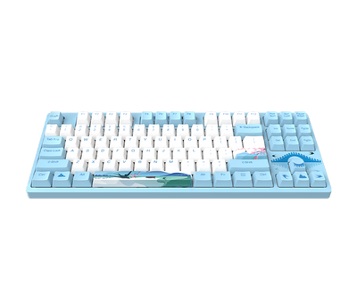 DAREU A87L SWALLOW LightSkyBlue Wired Mechanical Gaming Keyboard