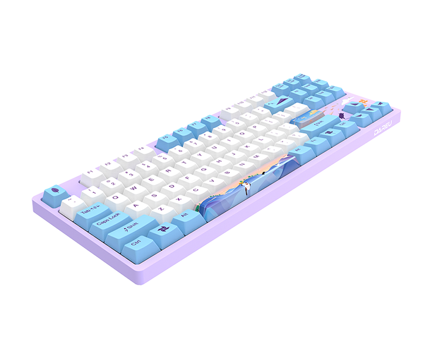 DAREU A87L CHILDHOOD MediumPurple Wired Mechanical Gaming Keyboard