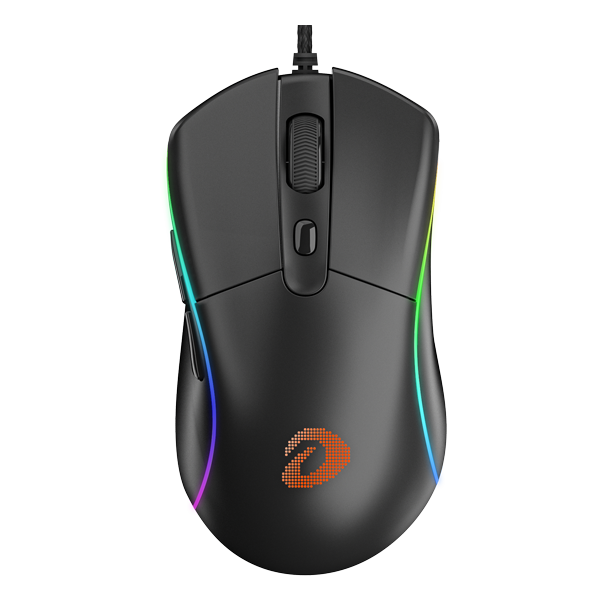 DAREU A960 STORM 65g Lightweight Soft-Wired Gamer-Fit Anti-Skid Gaming Mouse with RGB LED Strip and Quick Dry Surface Black - DAREU Shop
