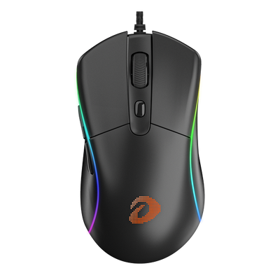 DAREU A960s STORM 65g Lightweight Soft-Wired Gamer-Fit Anti-Skid Gaming Mouse with RGB LED Strip and Quick Dry Surface Black Media - DAREU Shop