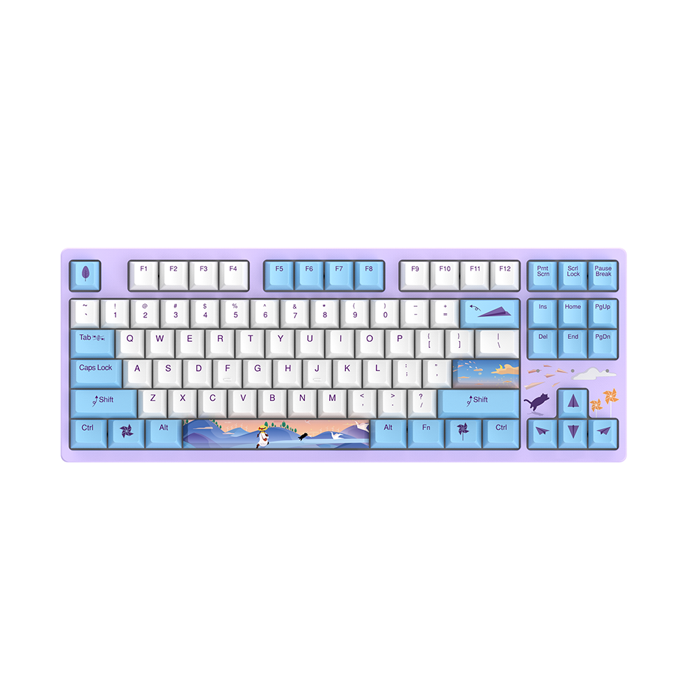 DAREU A87 CHILDHOOD Cherry MX Switch Type-C Wired 87-Key/104-Key Backlit Mechanical Gaming Keyboard Media - DAREU Shop