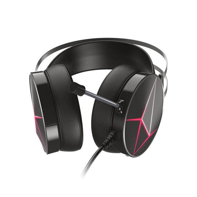 DAREU EH722x Diamond Edition Wired Noise Cancelling Extra Lightweight Illuminated Gaming Headset with 7.1 Surround Sound, High Sensitivity Mic and Skin-Friendly Earmuffs - Dareu Shop