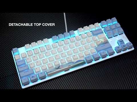 DAREU A87 SWALLOW SkyBlue Wired Mechanical Gaming Keyboard with Backlight